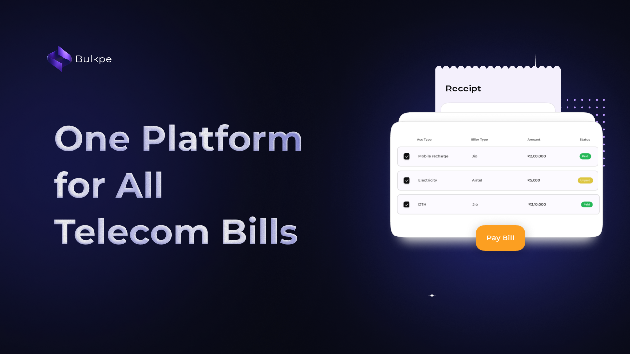 Telecom Bill Payments for Enterprises