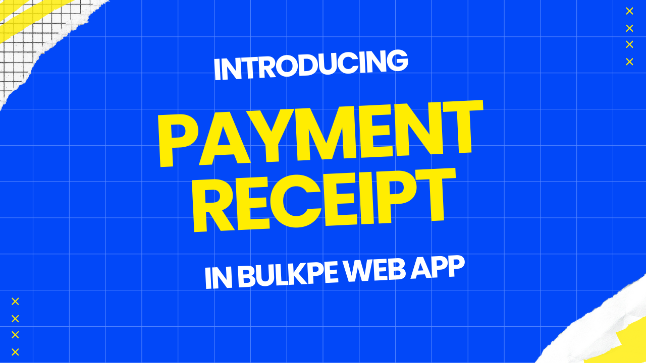 Instant Receipts: Simplify Your Transactions with Bulkpe